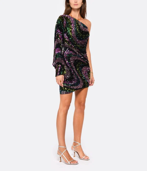 JEANNE VOULAND Sandales Sublim Double Cuir Texturé Argenté 13