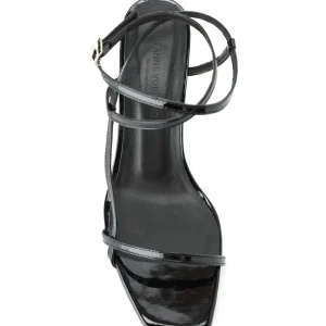 JEANNE VOULAND Sandales Sublim Double Cuir Verni Noir 14