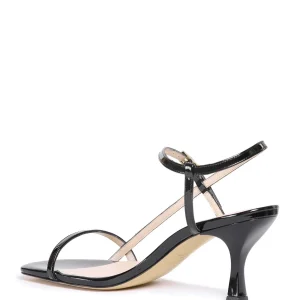 JEANNE VOULAND Sandales Sublim Cuir Verni Noir 17