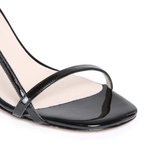 JEANNE VOULAND Sandales Sublim Cuir Verni Noir 19
