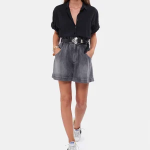 GOLDEN GOOSE Baskets Superstar Cuir Blanc Jaune Croco 30