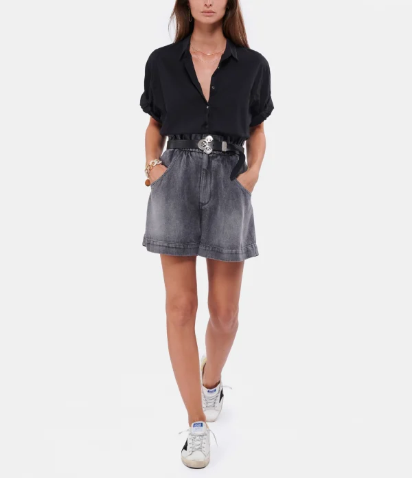 GOLDEN GOOSE Baskets Superstar Cuir Blanc Jaune Croco 10