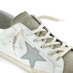 GOLDEN GOOSE Baskets Superstar Cuir Blanc Gris 14