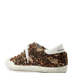 GOLDEN GOOSE Baskets Superstar Cuir Léopard Blanc 13