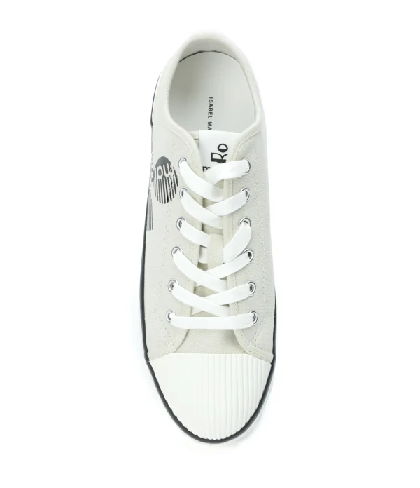 ISABEL MARANT Baskets Binkoo Coton Craie 3