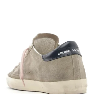 GOLDEN GOOSE Baskets Superstar Cuir Taupe Argenté 12