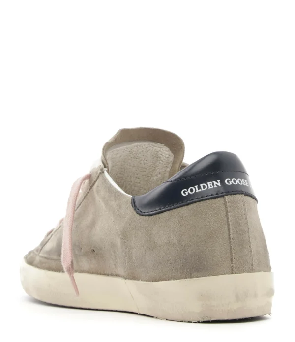 GOLDEN GOOSE Baskets Superstar Cuir Taupe Argenté 4