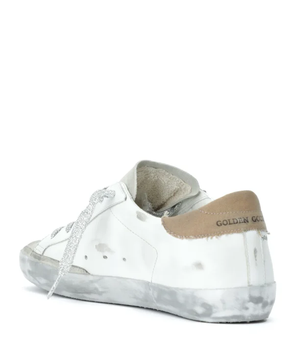 GOLDEN GOOSE Baskets Superstar Cuir Blanc Naturel 4