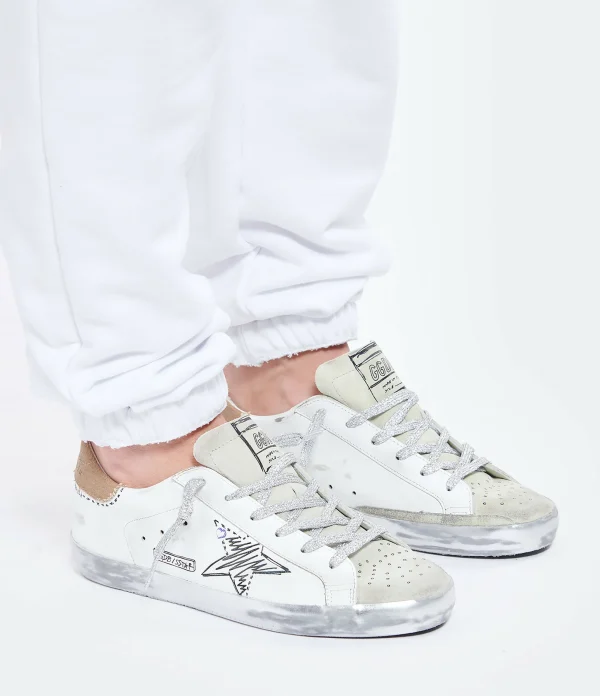 GOLDEN GOOSE Baskets Superstar Cuir Blanc Naturel 7
