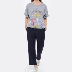 GOLDEN GOOSE Baskets Ball Star Cuir Blanc Bleu Métallisé 26
