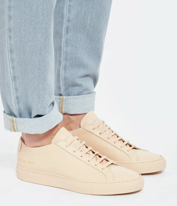COMMON PROJECTS Baskets Original Achilles Cuir Nude 6