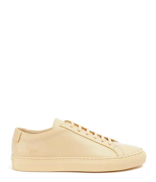 COMMON PROJECTS Baskets Original Achilles Cuir Jaune 1