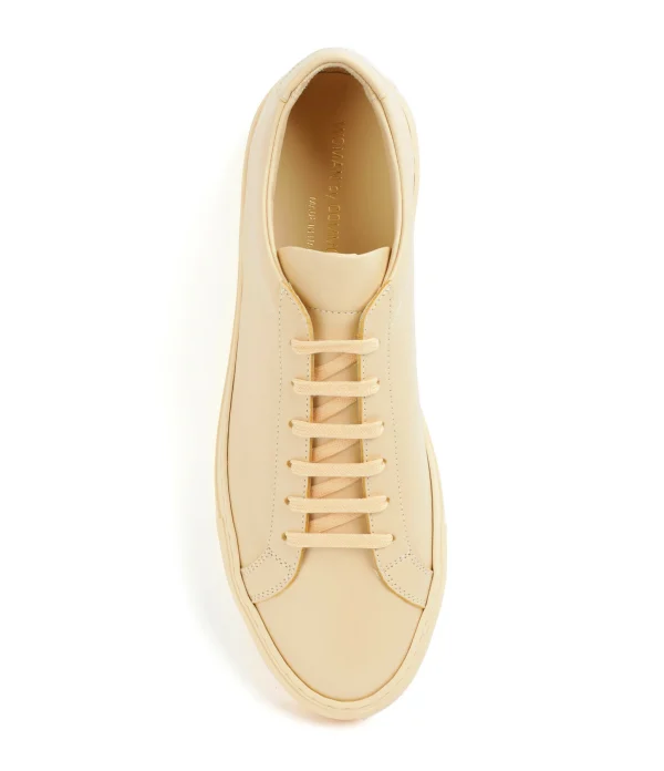 COMMON PROJECTS Baskets Original Achilles Cuir Jaune 3