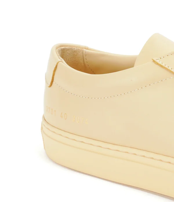 COMMON PROJECTS Baskets Original Achilles Cuir Jaune 5