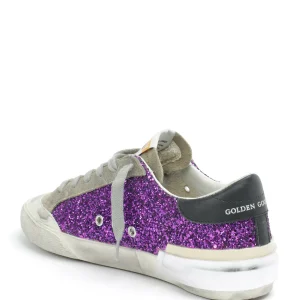 GOLDEN GOOSE Baskets Superstar Cuir Glitter Violet 14