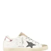 GOLDEN GOOSE Baskets Superstar Cuir Blanc Noir Rose 25