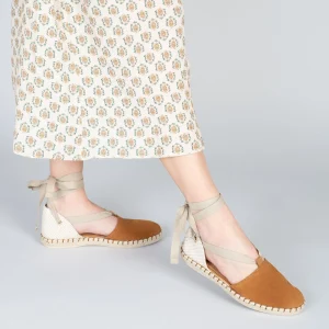 MiMaO ShopOnline ALGARVE – Espadrilles Plates Pour Femme CAMEL 19