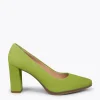 MiMaO ShopOnline URBAN – Chaussures à Talon Haut En Daim VERT PISTACHE 22